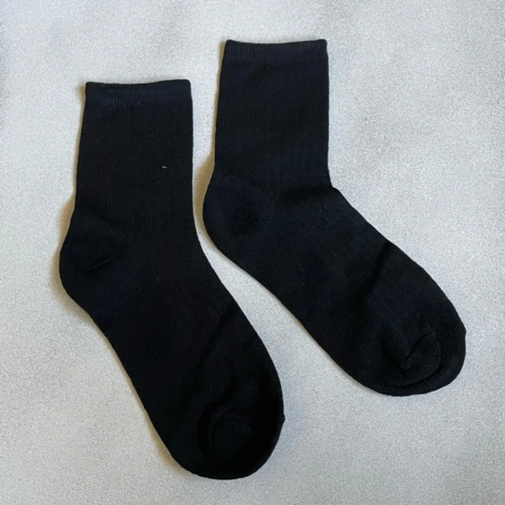 NEW Men’s Low-cut Ankle Socks (Solid Black, Onepair/Onesize)